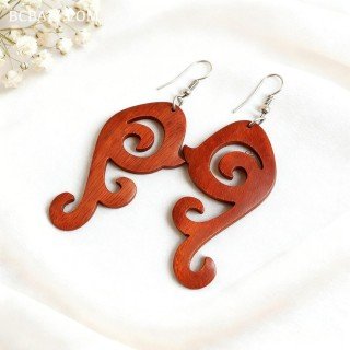 Special Offer Unique Wood Earrings Fresh Look